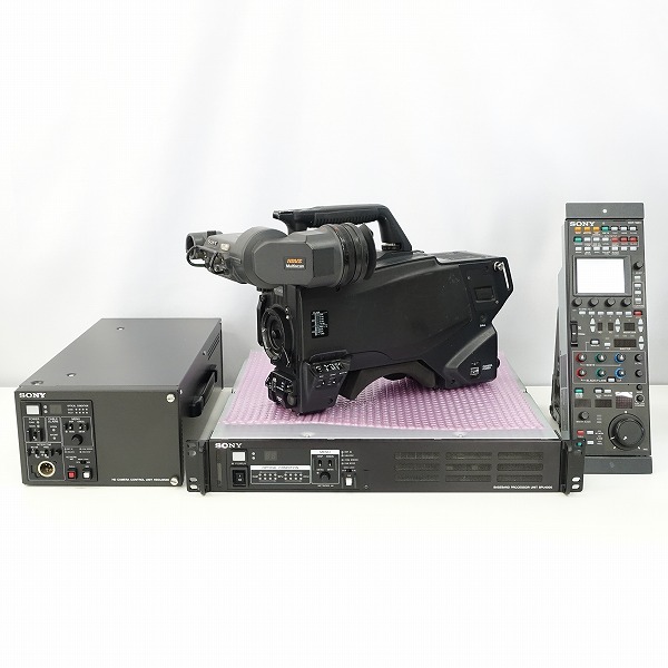 【中古】SONY HDC-4300 HDCU-2500 BPU-4000 RCP-1501 4K/HDシステムカメラセット スタジオカメラ 多治見仕様【埼玉発送3】