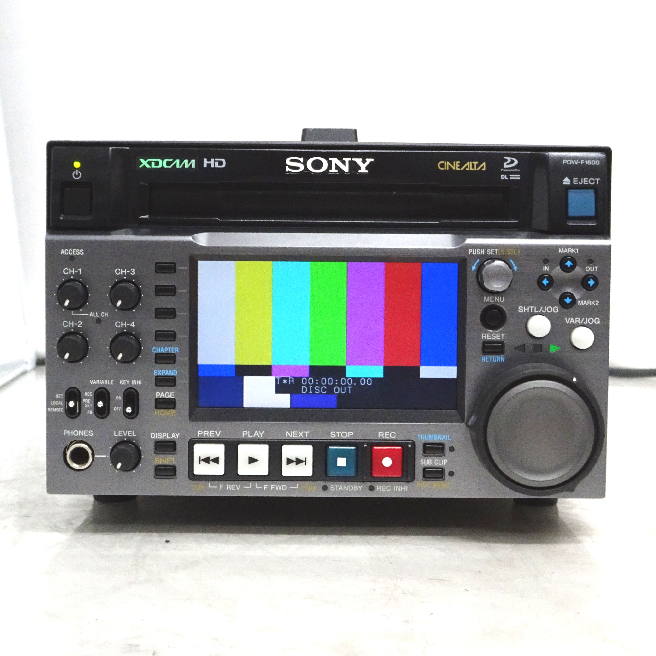 【中古】SONY PDW-F1600 XDCAM HD422レコーダー【愛知発送2】
